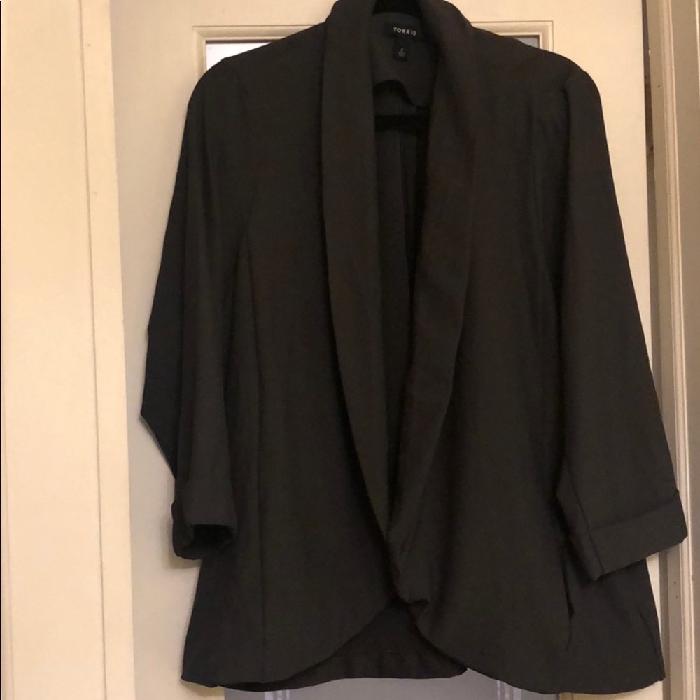 Torrid grey blazer